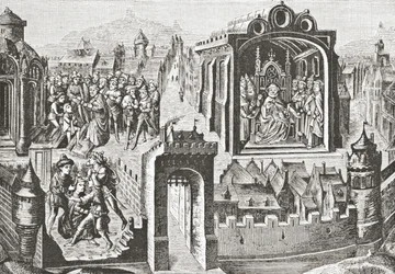 Élection imaginaire de Saint Pierre comme Pape, 1878
